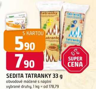 SEDITA TATRANKY 33 g 