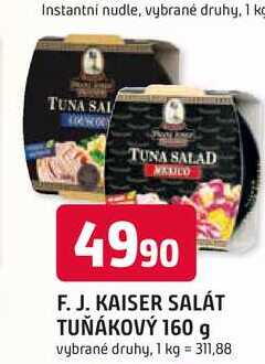F. J. KAISER SALÁT TUŇÁKOVÝ 160 g