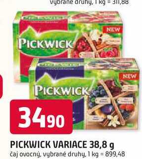 PICKWICK VARIACE 38,8 g