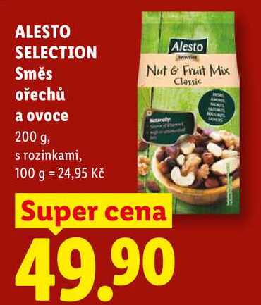 ALESTO SELECTION Směs ořechů a ovoce, 200 g