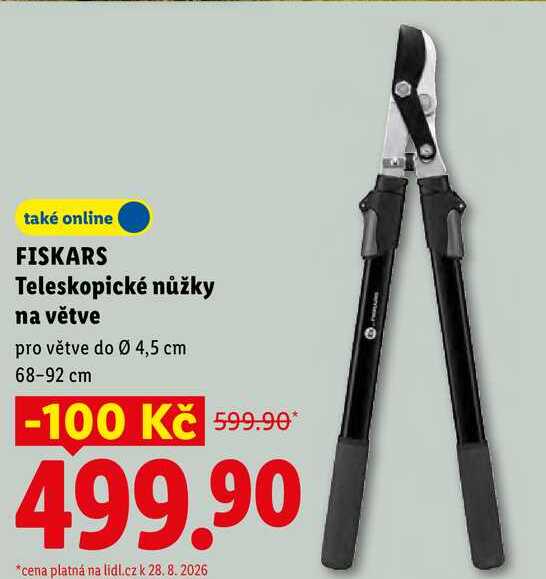 FISKARS Teleskopické nůžky na větve 