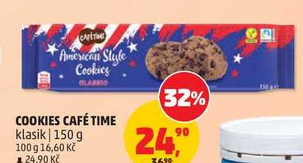 COOKIES CAFÉ TIME klasik, 150 g
