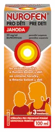 NUROFEN PRO DĚTI JAHODA 20 MG/ML