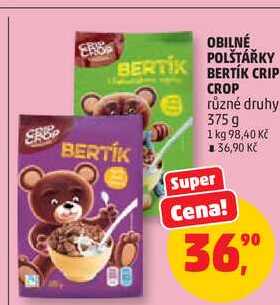 OBILNÉ POLŠTÁŘKY BERTIK CROP různé druhy, 375 g