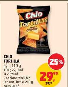 CHIO TORTILLA sýr, 110 g 