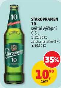 STAROPRAMEN 10 světlé výčepní, 0,5 l