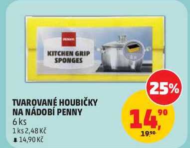 TVAROVANÉ HOUBIČKY NA NÁDOBÍ PENNY, 6 ks 