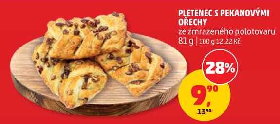 PLETENEC S PEKANOVÝMI OŘECHY, 81 g