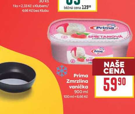 Prima Zmrzlina vanička 900 ml