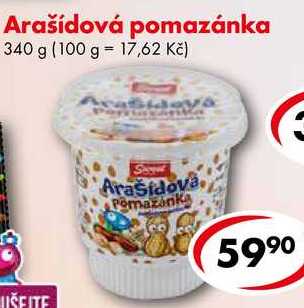 Arašídová pomazánka, 340 g 
