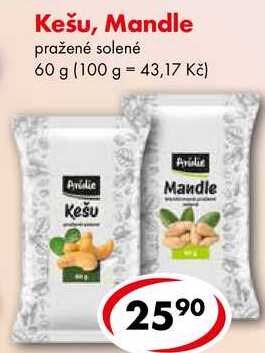 Kešu, Mandle, 60 g