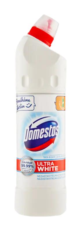 Domestos Čisticí přípravek tekutý dezinfekční Ultra White & Shine, 750 ml