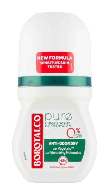 Borotalco Deodorant roll-on Pure Original, 50 ml