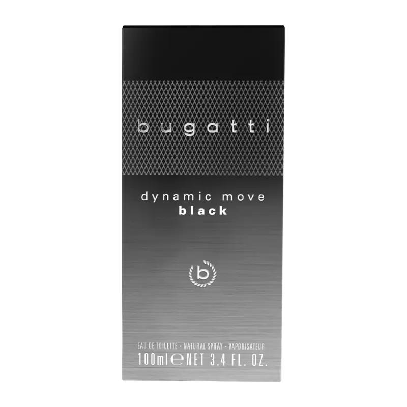 Bugatti Dynamic Move Black toaletní voda pro muže, 100 ml