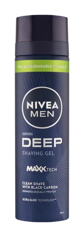 NIVEA Men Gel na holení Deep, 200 ml