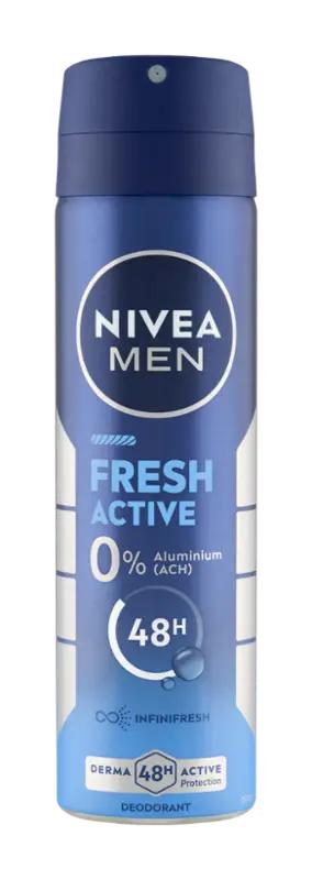 NIVEA Men Deodorant sprej pro muže Fresh Active, 150 ml