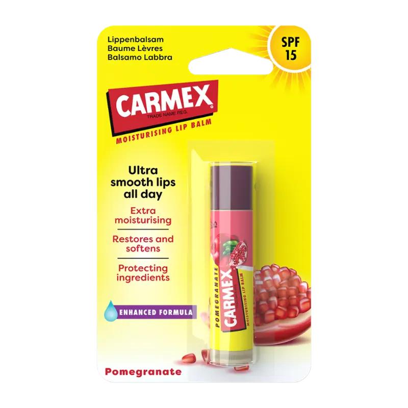 Carmex Balzám na rty s vůní granátového jablka, 4.25 g