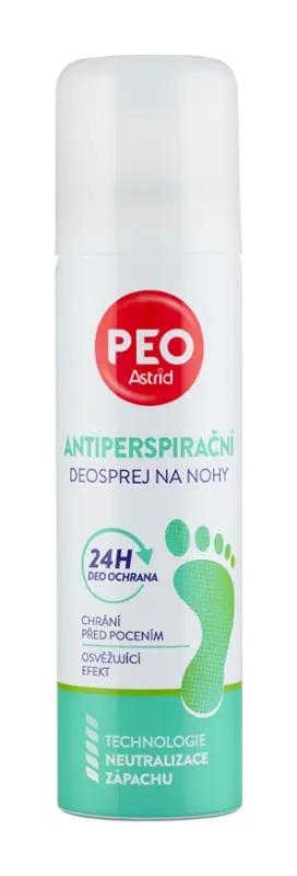 Peo Antiperspirační deosprej na nohy Astrid, 150 ml