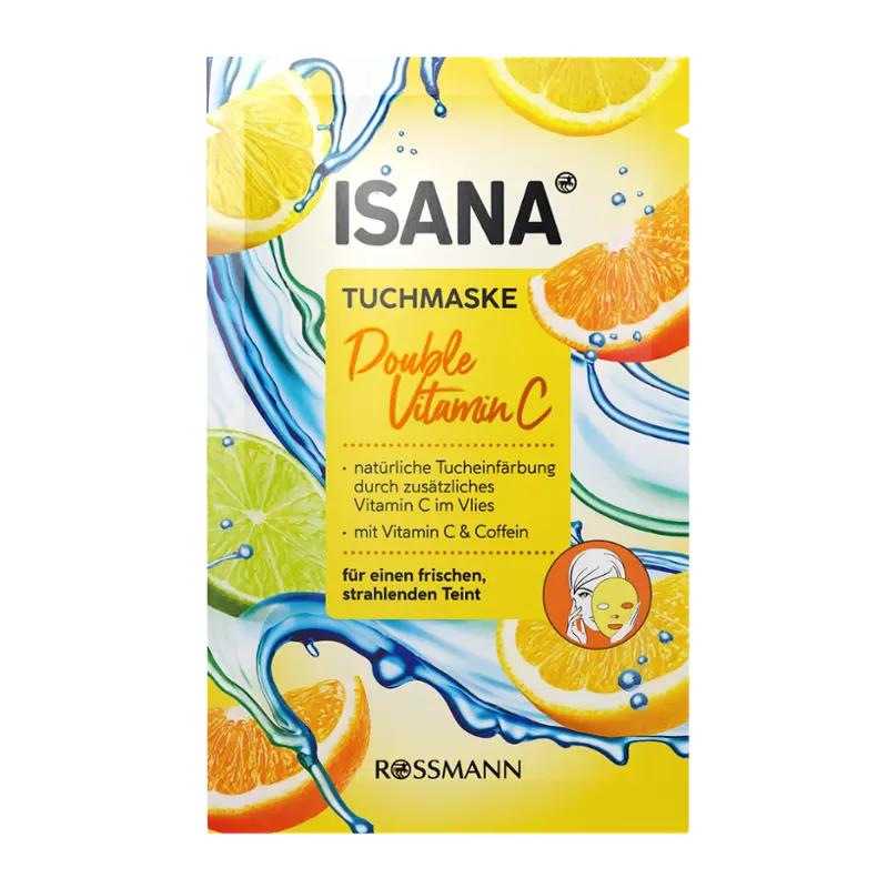 ISANA Pleťová maska Double vitamín C, 1 ks