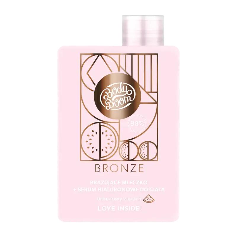 Body Boom Bronzující tělové mléko s hyaluronovým sérem 2v1, 140 ml