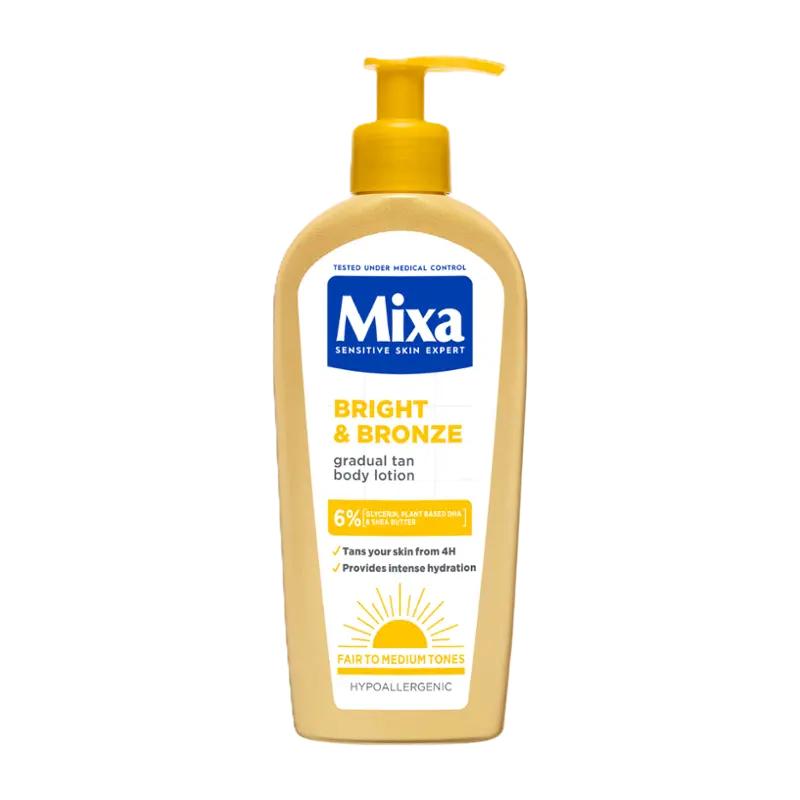 Mixa Tělové mléko Niacinamide Bright & Bronze, 250 ml