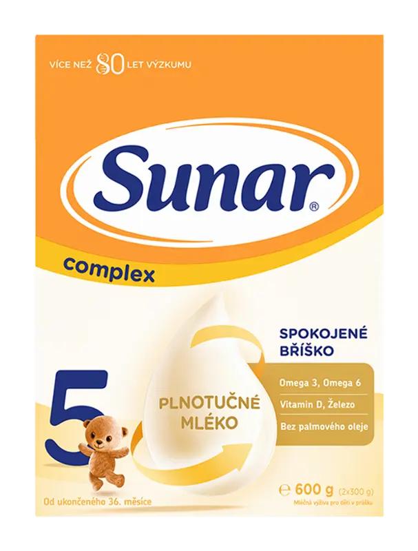Sunar Batolecí mléko Complex 5, 36m+, 600 g