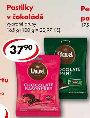 Pastilky v čokoládě, 165 g