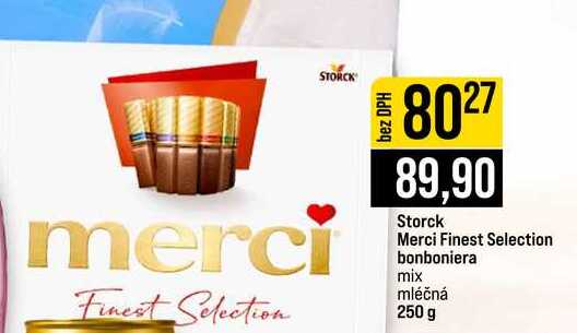 Storck Merci Finest Selection bonboniera mix mléčná 250 g