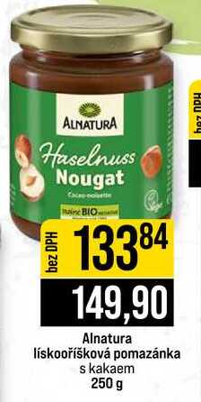 Alnatura lískooříšková pomazánka s kakaem 250 g