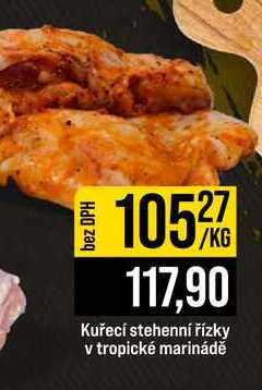 Kuřecí stehenní řízky v tropické marinádě 1kg