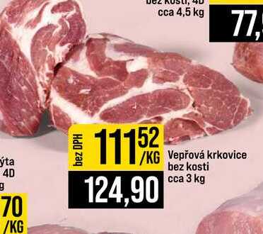 Vepřová krkovice bez kosti 1kg