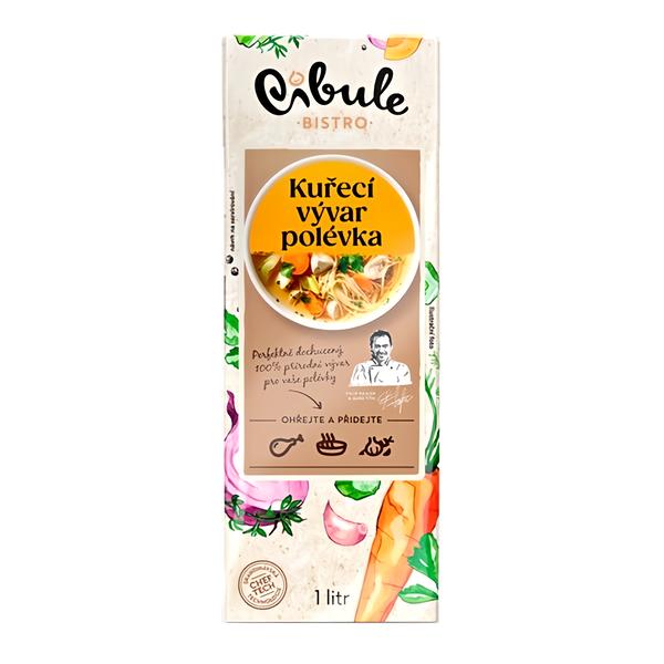 Cibule Bistro Kuřecí vývar polévka