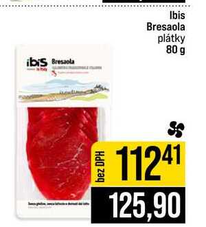 ibis Bresaola plátky 80 g