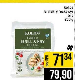 Kolios Grill&Fry řecký sýr bilý 250 g
