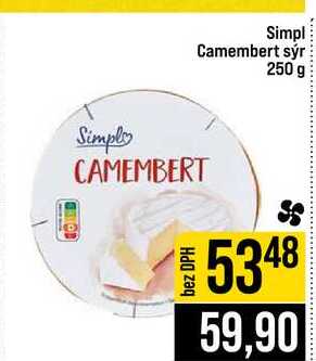 Simpl Camembert sýr 250 g 