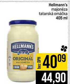 Hellmann's majonéza tatarská omáčka 405 ml 