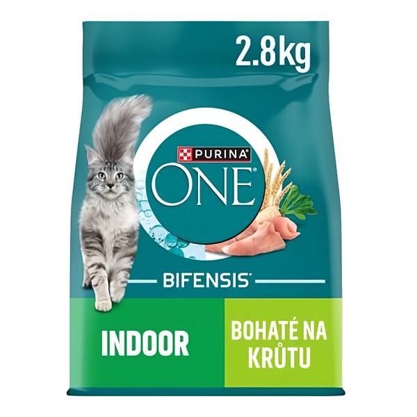 Purina ONE Bifensis Indoor granule pro kočky, krůta