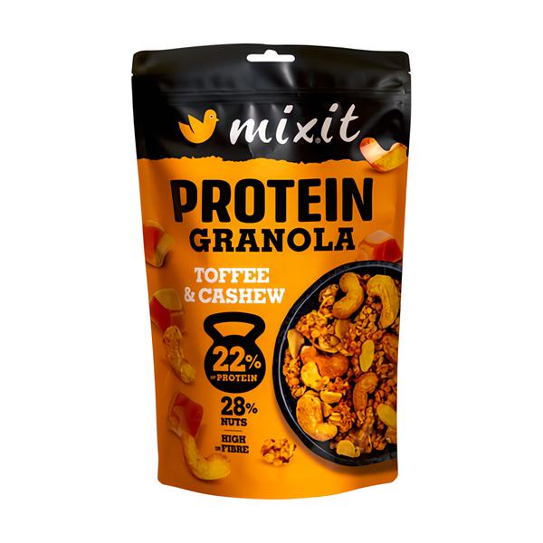 Mixit Proteinová granola z pece - Toffee & kešu