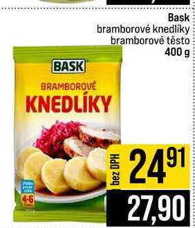 Bask bramborové knedlíky bramborové těsto 400 g