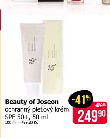 Beauty of Joseon ochranný pletťový krém SPF 50+, 50 ml