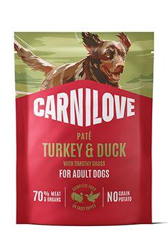 Carnilove Dog Pouch Paté Turkey&duck Timothy 300g