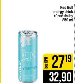 Red Bull energy drink různé druhy 250 ml 