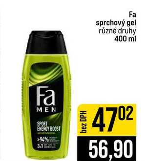 Fa sprchový gel různé druhy 400 ml 