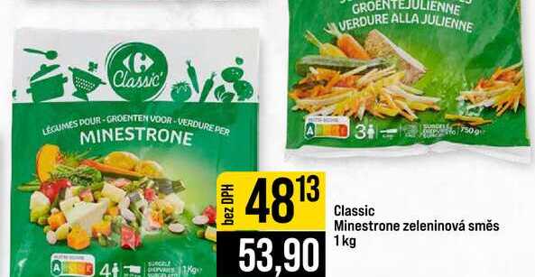 Classic Minestrone zeleninová směs 1kg 