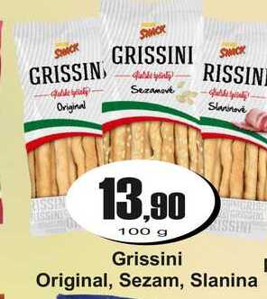 Grissini ISSINT Original, Sezam, Slanina 100 g