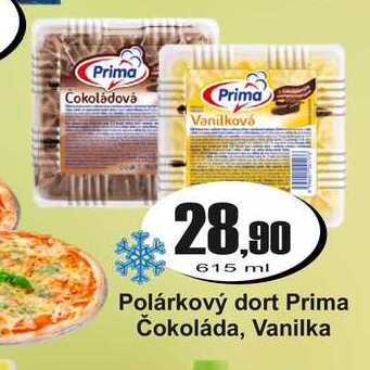 Polárkový dort Prima Čokoláda, Vanilka 615 ml