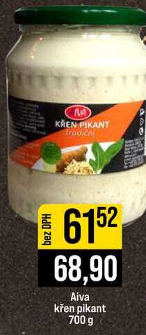 Aiva křen pikant 700 g 