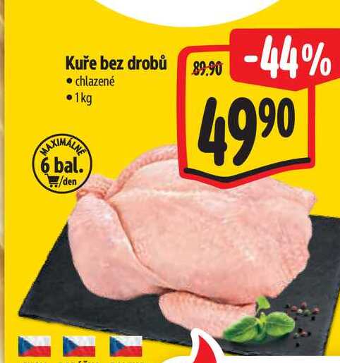 Kuře bez drobů 1 kg