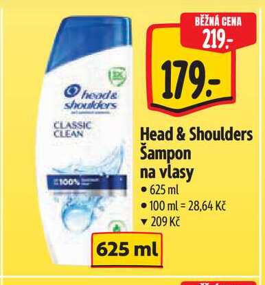 Head & Shoulders Šampon na vlasy 625 ml