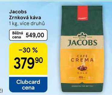 Jacobs Zrnková káva, 1 kg, více druhů